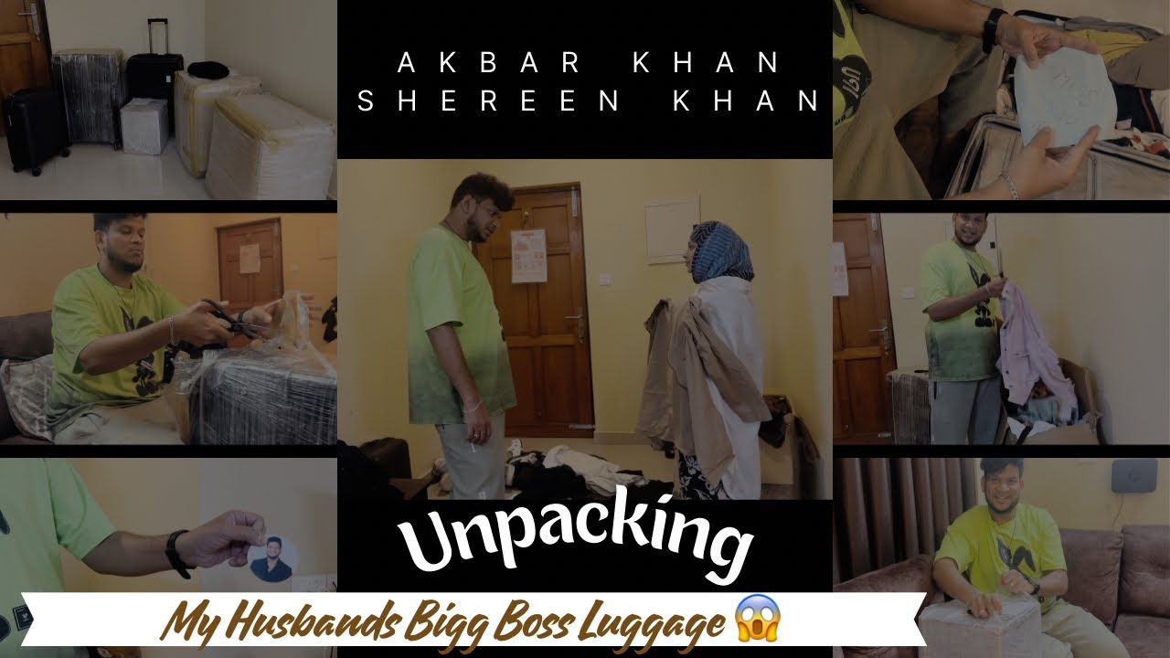 UNPACKING AKBAR KHAN BOG BOSS LUGGAGE ￼