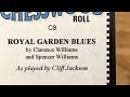 Royal Garden Blues.  Piano roll.
