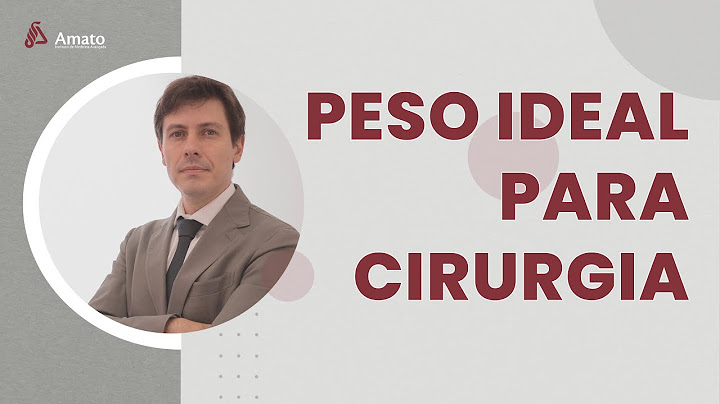 Qual o Peso Ideal para Realizar uma Cirurgia?