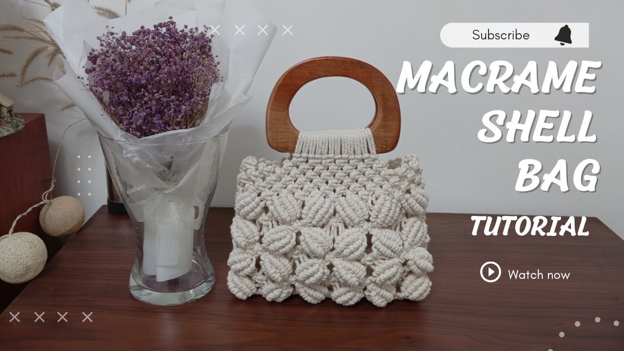 MACRAME MINI BAG With Wooden Handle, Macrame Small Purse, Macrame Wooden Handle  Bag - Etsy