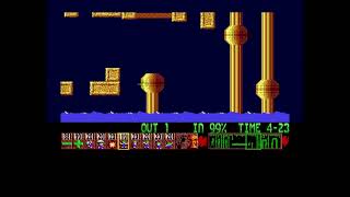 Amiga - Lemmings gameplay screenshot 3