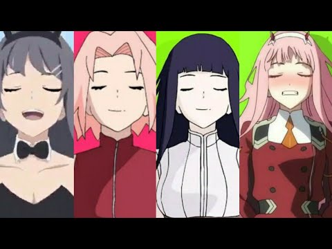 Zero two x Hinata x Sakura x Sakurajima mai viral tik tok dance