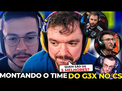 Quem são os 5 MELHORES jogadores de cs do BRASIL? Montando o time de cs do G3X!