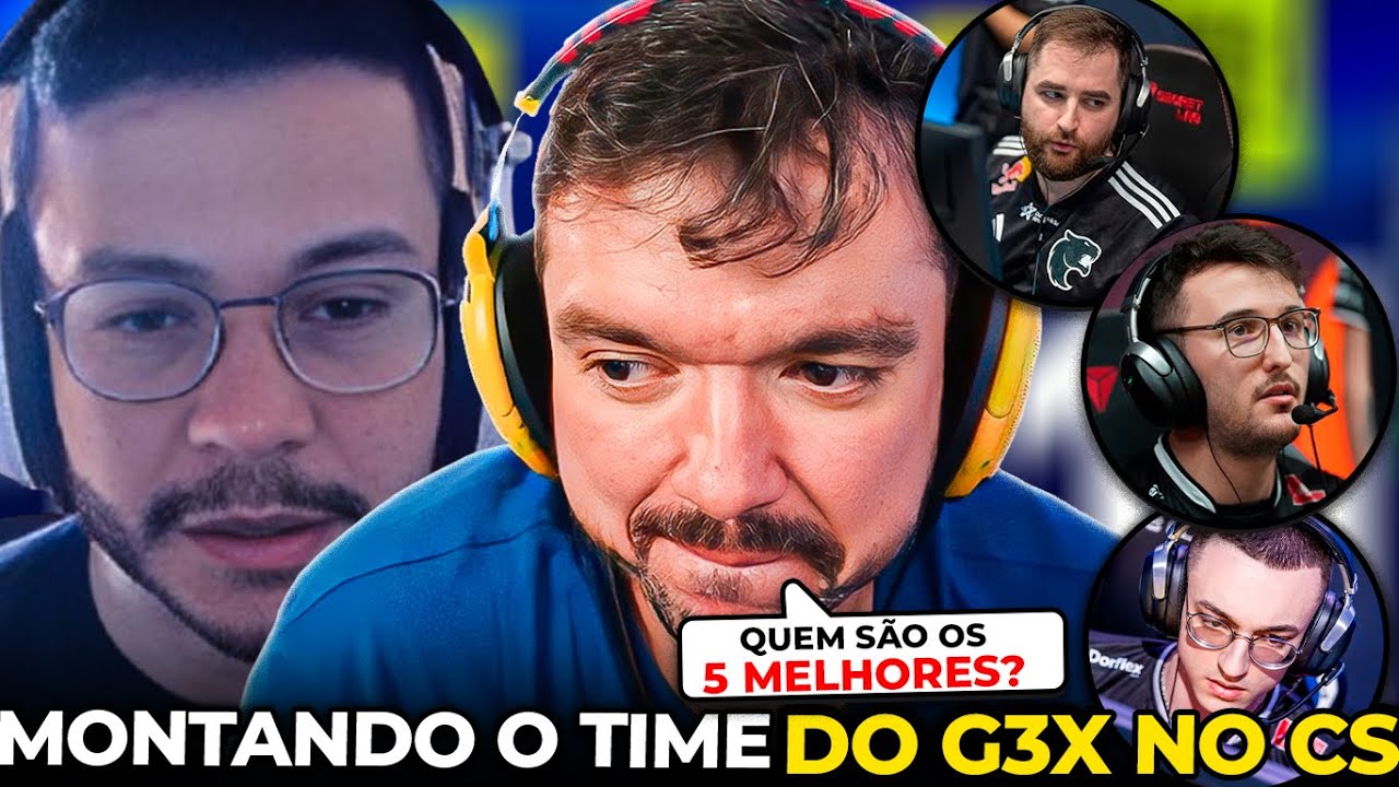 QUEM SÃO OS 5 MELHORES JOGADORES DE CS DO BRASIL? MONTANDO O TIME DO G3X
