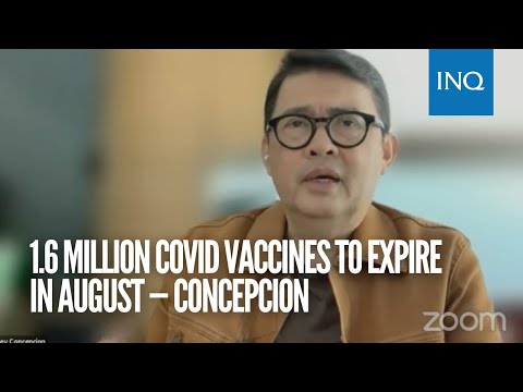 1.6 million COVID vaccines to expire in August — Concepcion