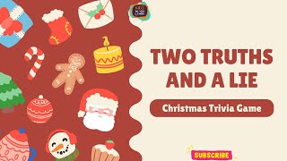 Two Truth & one Lie Challenge Trivia Quiz Christmas for Kids l General Knowledge Questions #trivia Profile