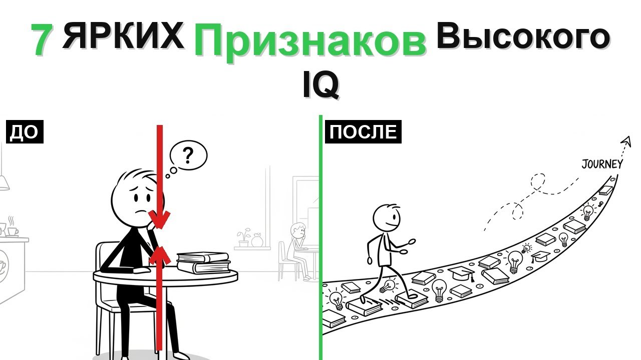 7 ЯРКИХ Признаков Высокого IQ — Проверьте Себя | Высокий Интеллект