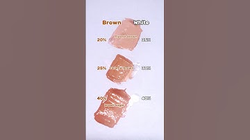 Brown & white colors🎨🤩 #colormixing #colortheory #art