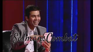 Famous Saif Ali Khan praising Salman Khan❤ |  Salman Khan Stardom | Karan Johar Profile