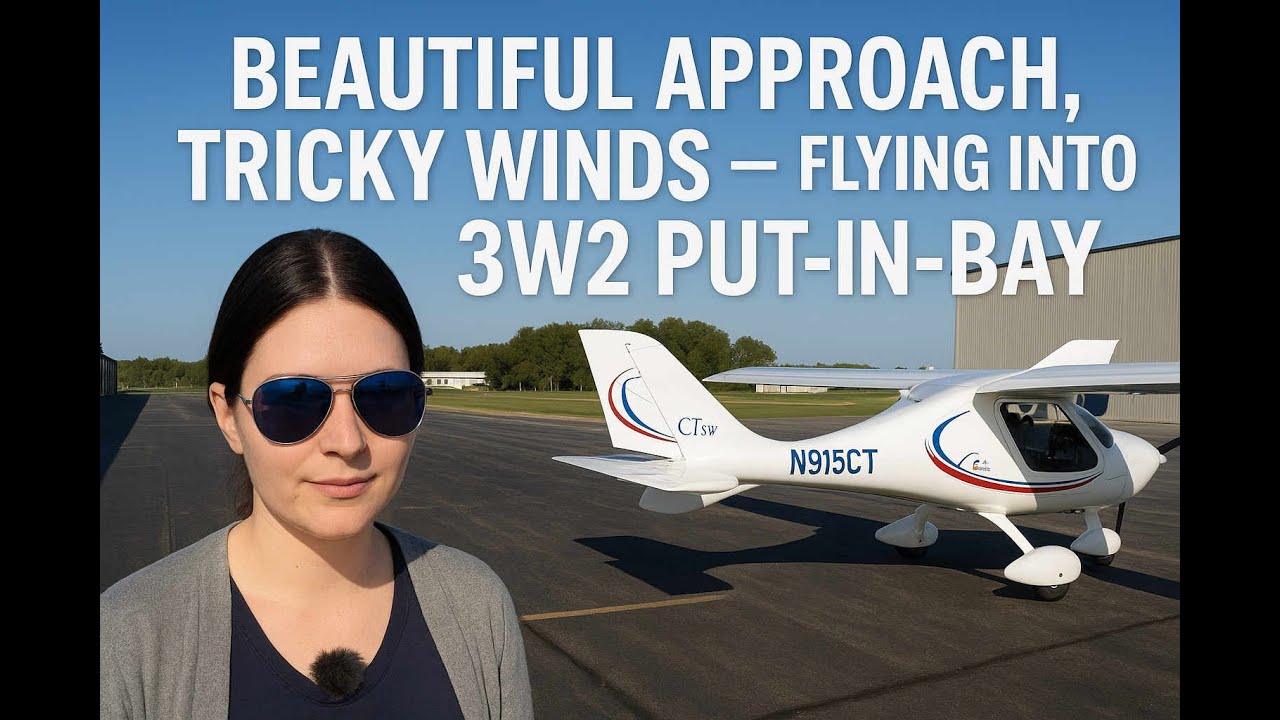 Beautiful Approach, Tricky Winds – Flying into 3W2 Put-in-Bay