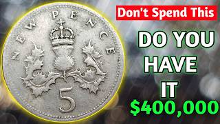 Top 3 Ultra Rare &amp; Most Valuable Mysteries Uk Elizabeth 5p New Pence Worth BIG MONEY!