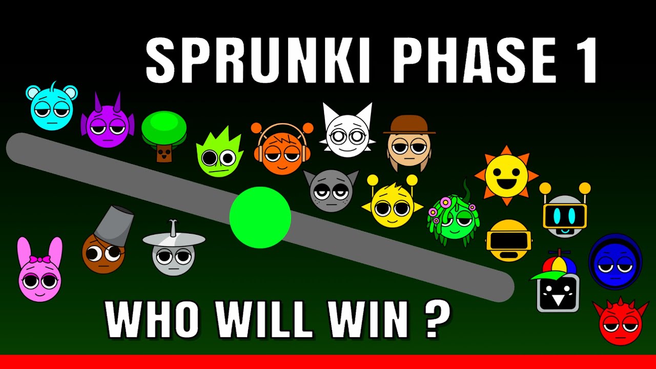 SPRUNKI Phase 1 Marble Race in Algodoo