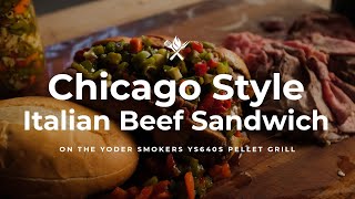 Chicago Style Italian Beef Sandwich