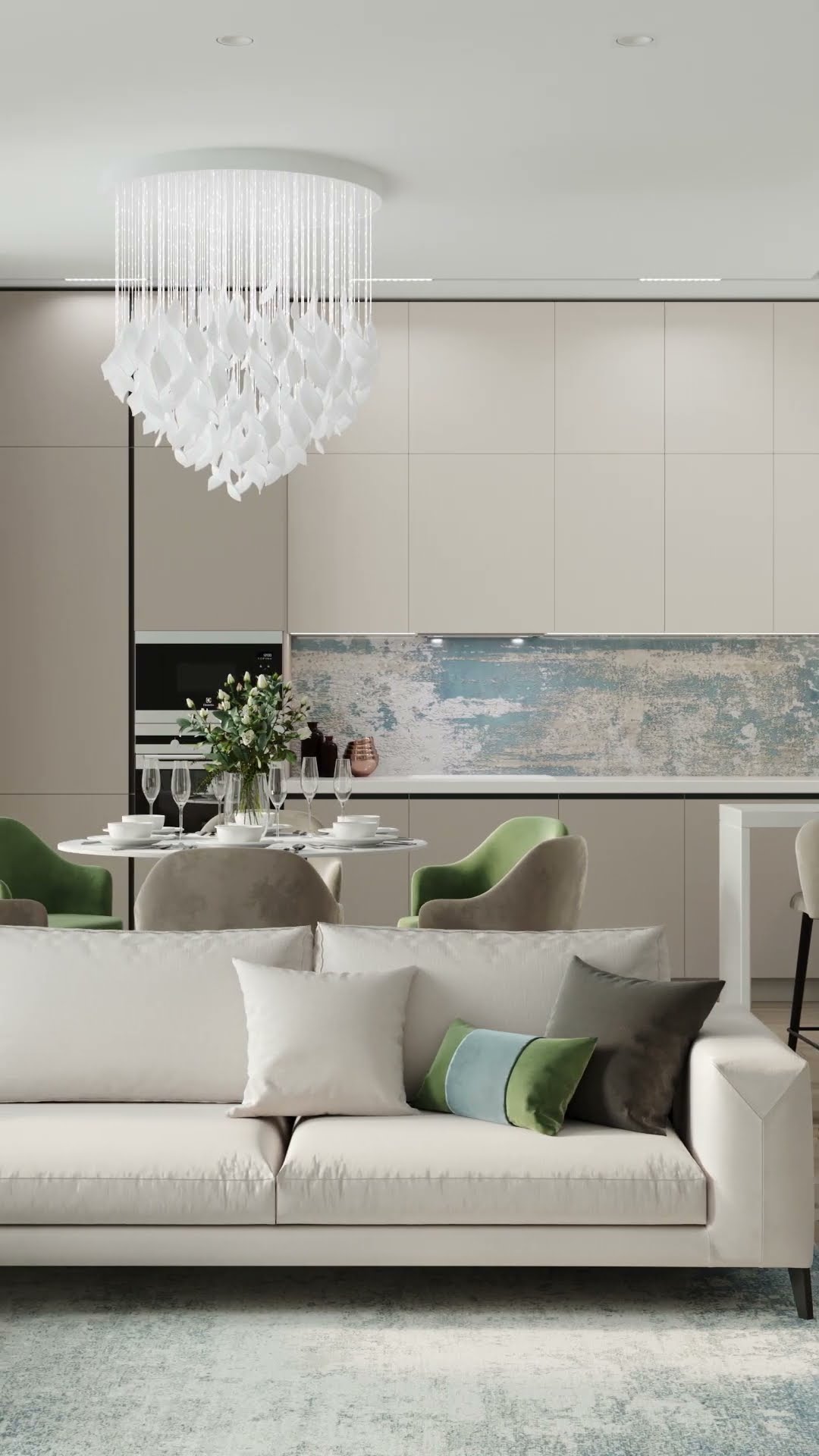 современный интерьер гостиной