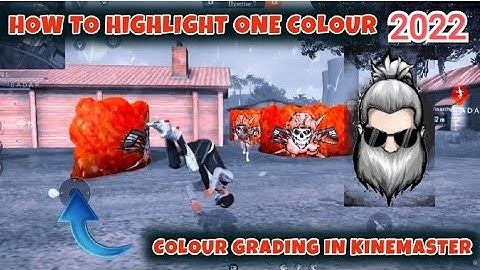 How to Highlight one Colour in Kinemaster🔥| colour grading like colonel | 🆓fire👌