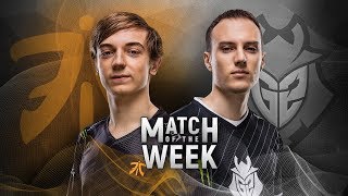EU LCS Match of the Week: Fnatic vs. G2 Esports