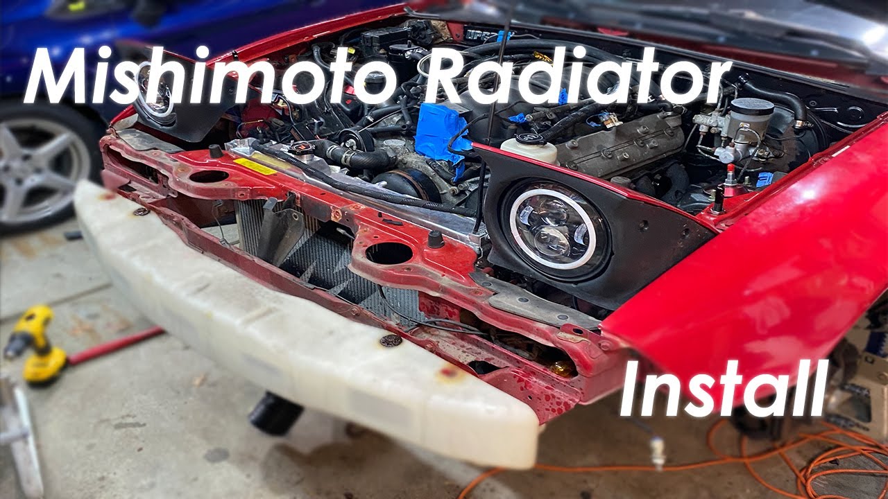 LS Swap Miata | Mishimoto Radiator Install and First Start - YouTube