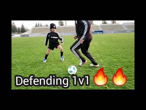 How To Defend In Soccer Football | Defending 1v1 | How To Play Defense