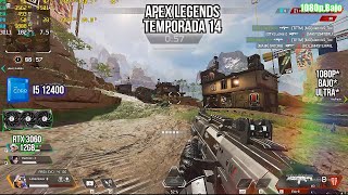 Apex Legends Temporada 14 - RTX 3060 de 12 GB + i5 12400 : 1080p ,Ultra ,Bajo (240FPS*)