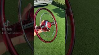Amazing Custom Steering Wheel for the pickup build #custom #lowrider #steeringwheel