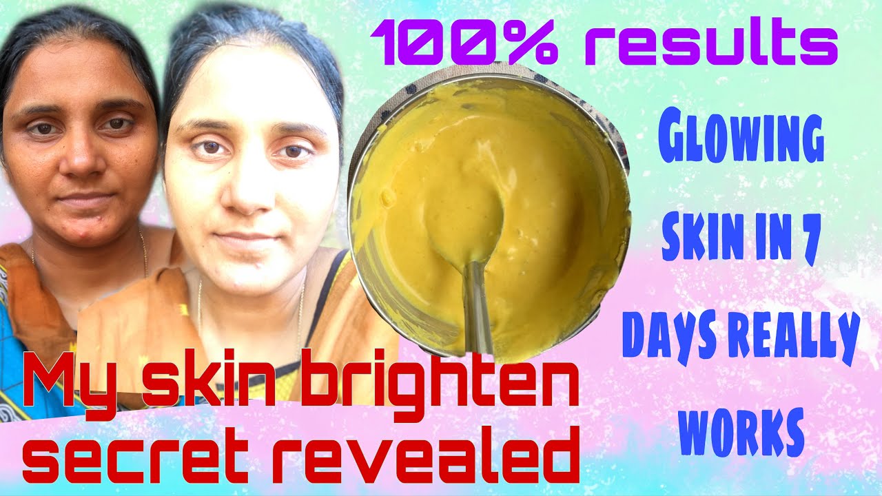 7 Days Brightening Skin Challenge with DIY Masks //skin whitening face