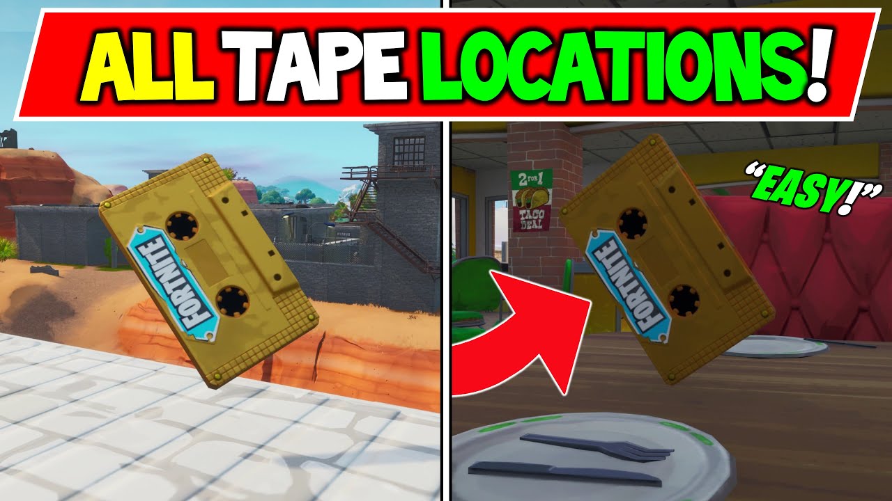 Collect the Visitor recording on the Floating Island and in Retail Row - ALL 6 TAPE Locations!
