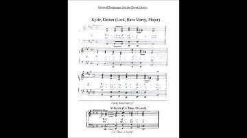 Thumbnail of Kyrie, Eleison (Greek Liturgy, from the Great Litany)