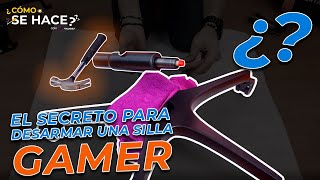 ¿CÓMO SE HACE?  ¿Cómo quitar la base de una silla gamer?