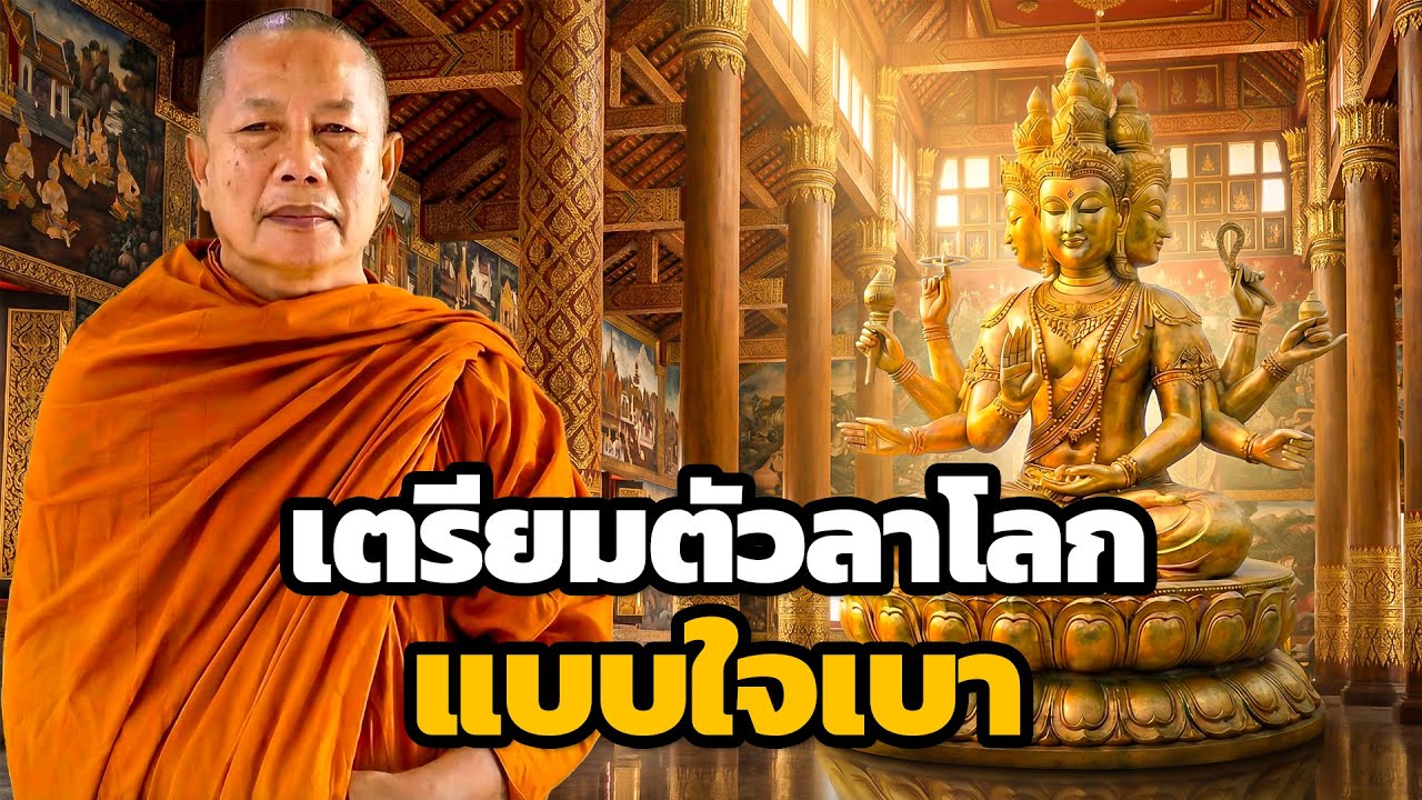 เตรียมตัวลาโลก..แบบผู้มีทุนใจที่เบาสบาย ธรรมะคลายทุกข์ พระมหาบุญช่วย ปัญญาวชิโร