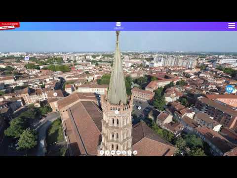 Présentation des vues à 360° de Toulouse visibles depuis UrbanHist