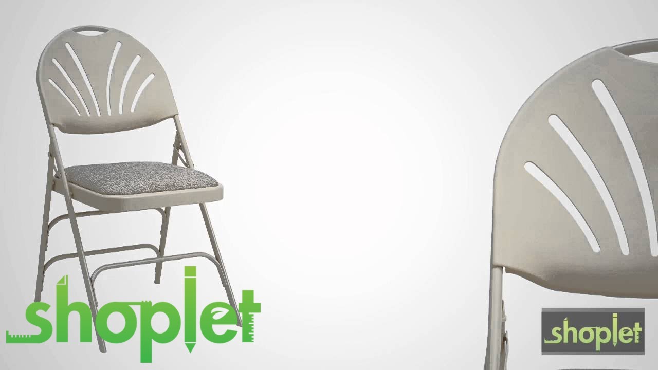 Samsonite XL Series Commercial Grade Padded Fanback Folding Chair