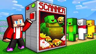 Minecraft Maizen - JJ Made a SCANNER to Find Friends Secrets