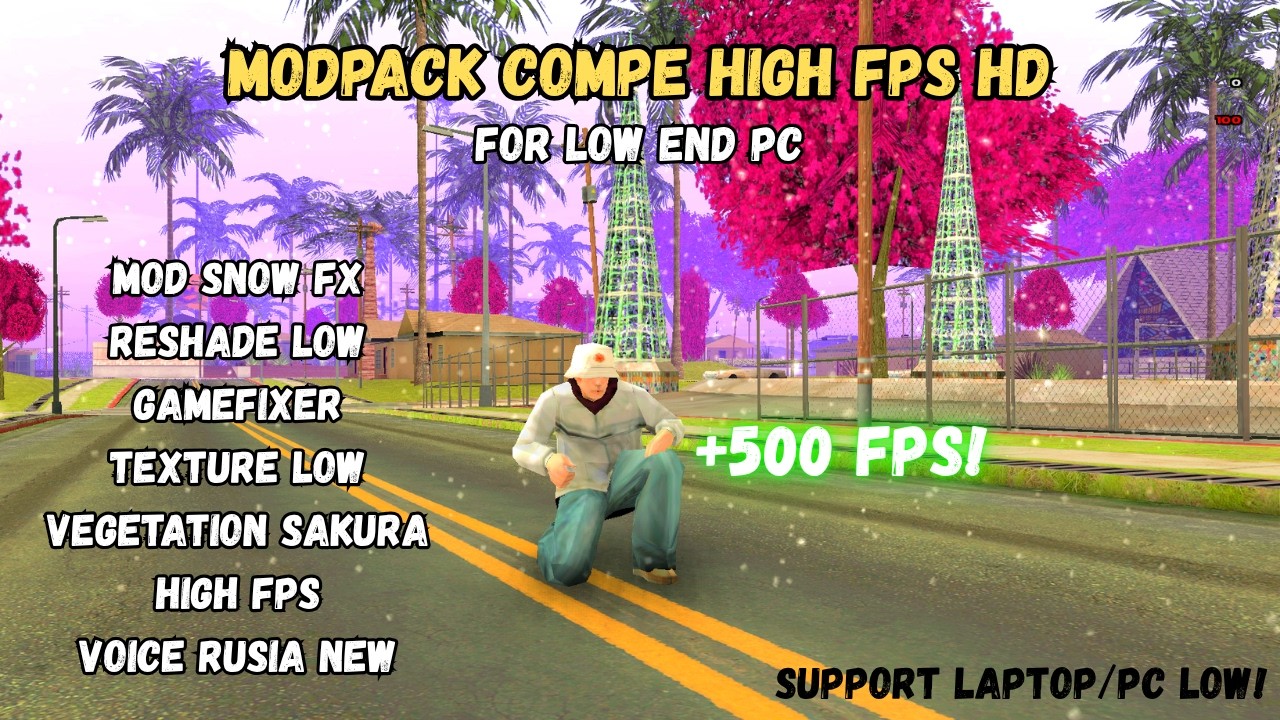 [SHARE] MODPACK GTA SAMP HIGH FPS HD FOR LOW END PC [GTA IN DESC] - YouTube