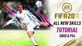 FIFA 20: ALL NEW SKILL MOVES🔥 TUTORIAL!🔓 ft. Dragback Sombrero, Flair Roulette, Drag to Drag😍