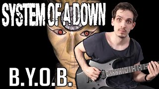 System Of A Down | B.Y.O.B. | Nik Nocturnal GUITAR COVER + Screen Tabs Resimi