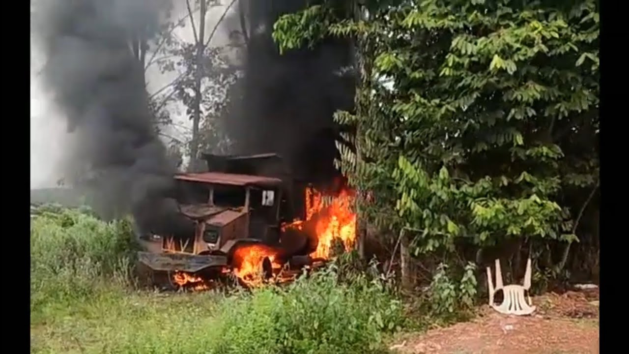 16/5/2020 Kebakaran Lori Hantu Di Ladang Kampung Sungai Tok Pawang