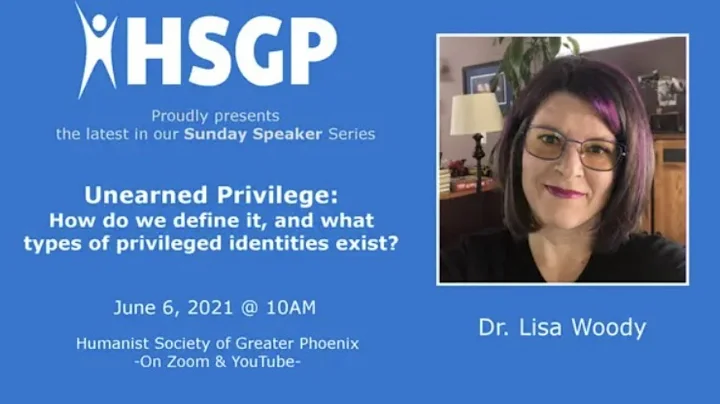 Sunday Speaker: Dr Lisa Woody - Unearned Privilege...
