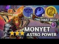 SUN ASTRO POWER! COMBO 6 ASTRO 4 SUMMONER 3 CADIA! THARZ SKILL 2! Magic Chess Mobile Legends