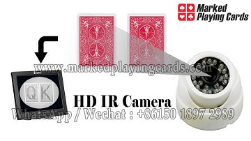 What is HD infrared camera for marked cards?
