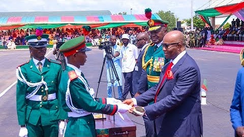 PRESENTATION OF AWARD TO BEST PASSING OUT CADETS OF 72 RC 