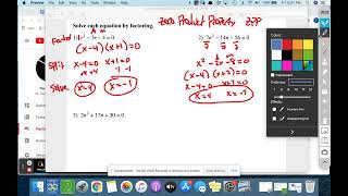 Solve using ZPP
