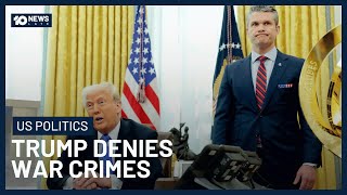 Trump And Pete Hegseth Deny Strikes On Venezuelan Boats Are War Crimes | 10 News Guide