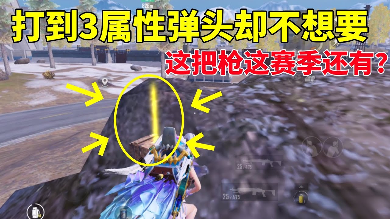 这把枪3弹头属性我都不要想？感觉手枪都比他厉害，这赛季第一次见