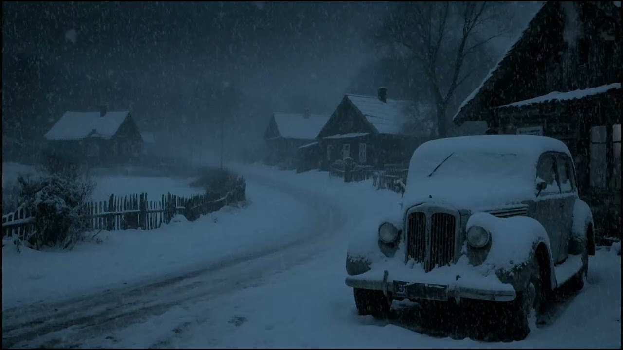 This Blizzard Won't Stop | Frozen Village ASMR