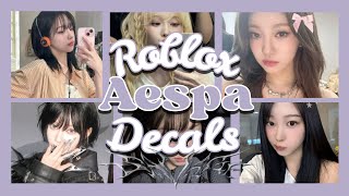 ROBLOX || Bloxburg & Royale High ~ Aespa Decals Ids ROBLOX || Bloxburg & Royale High ~ Aespa Decals Ids