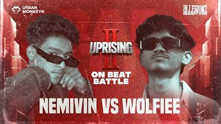 Nemivin Vs Wolfiee | On-Beat Battle | Allegionz | Off The Grid