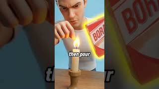 How to make a flame change color at home 🤔