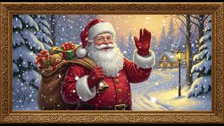 Cozy Golden Christmas Candles 4K Frame TV Art | Warm Holiday Glow with Jazz Music