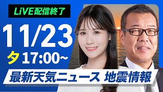 ウェザーニュースの配信のサムネイル画像