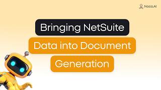 Bringing NetSuite Data into Document Generation